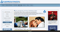 Desktop Screenshot of elvispresleyphotos.com